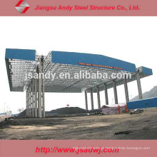 Prefabricated Steel Space Frame Gas Station / Gas Station Canopy